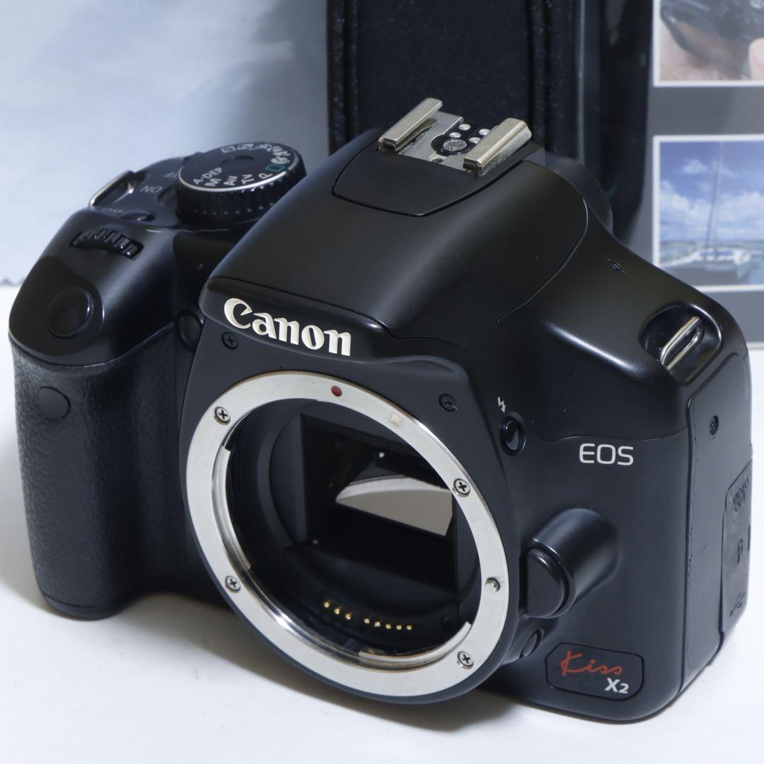 ☆スマホに送れる一眼レフ☆WiFi &望遠☆キャノン EOSKiss X2セット