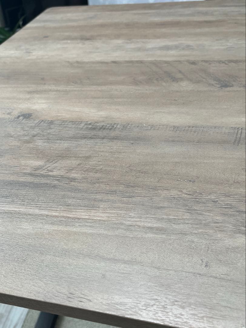 ダイニングテーブル　90スクエア　アイアン脚