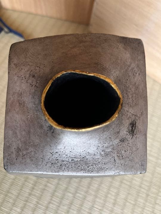 池田満寿夫ブロンズ花器と羽中田美季絵画