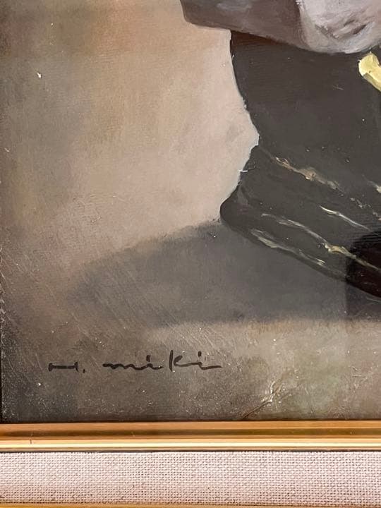 池田満寿夫ブロンズ花器と羽中田美季絵画