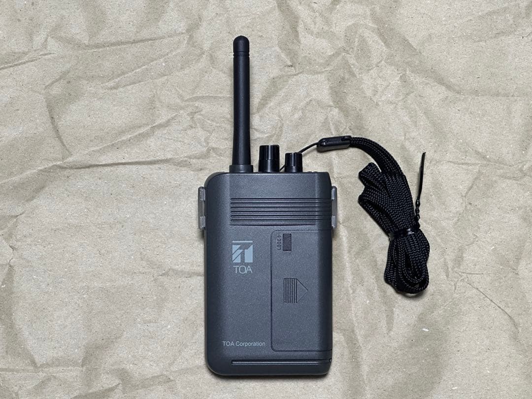 【完動美品】TOA WM-1100+YP-M301 1台 ワイヤレス送信機