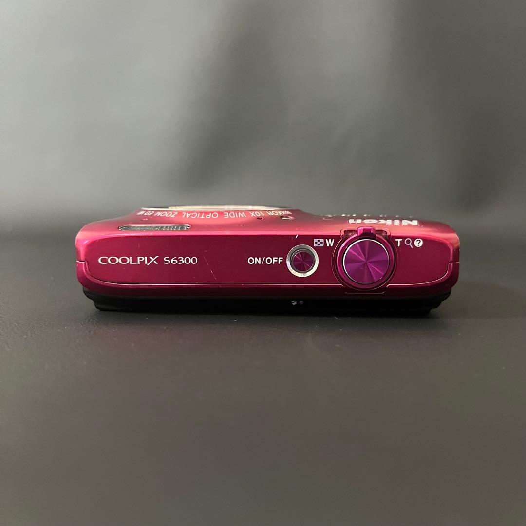 【動作OK/充電器付き】Nikon COOLPIX S6300 デジカメ　ピンク