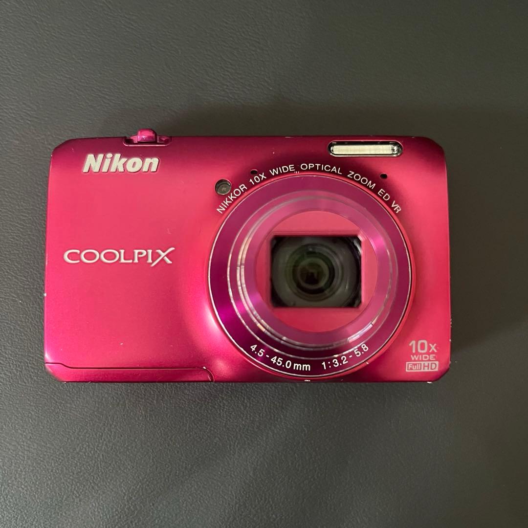 【動作OK/充電器付き】Nikon COOLPIX S6300 デジカメ　ピンク