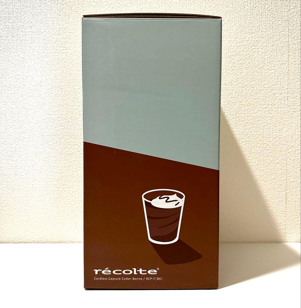 【新品未開封】レコルト RCP-7(BK) コードレスフードプロセッサーブラック