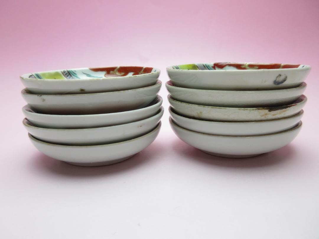 時代 人物紋 豆皿 小皿 10枚 61228