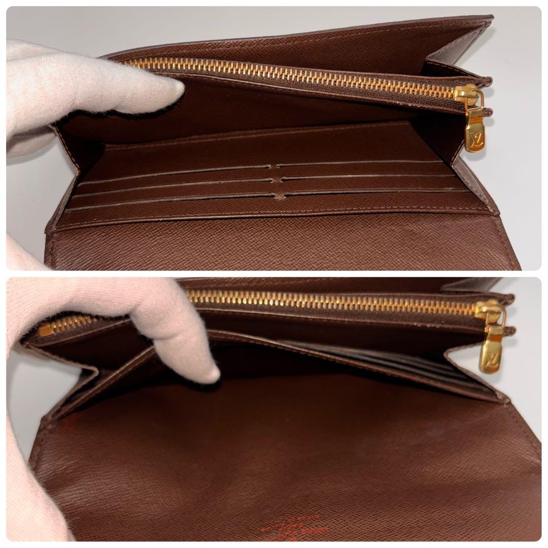 鑑定済み✨ルイヴィトン✨ダミエ✨ポルトフォイユ・サラ 二つ折り 長財布