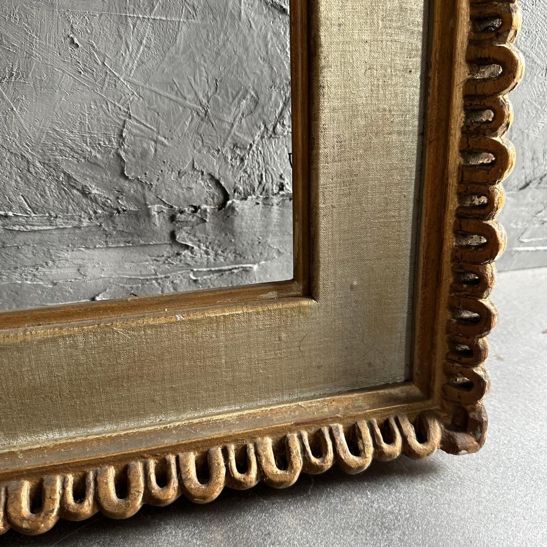 瞬間大幅お値下げ❣️希少品❣️アンティーク　木製額縁　ディスプレイに！