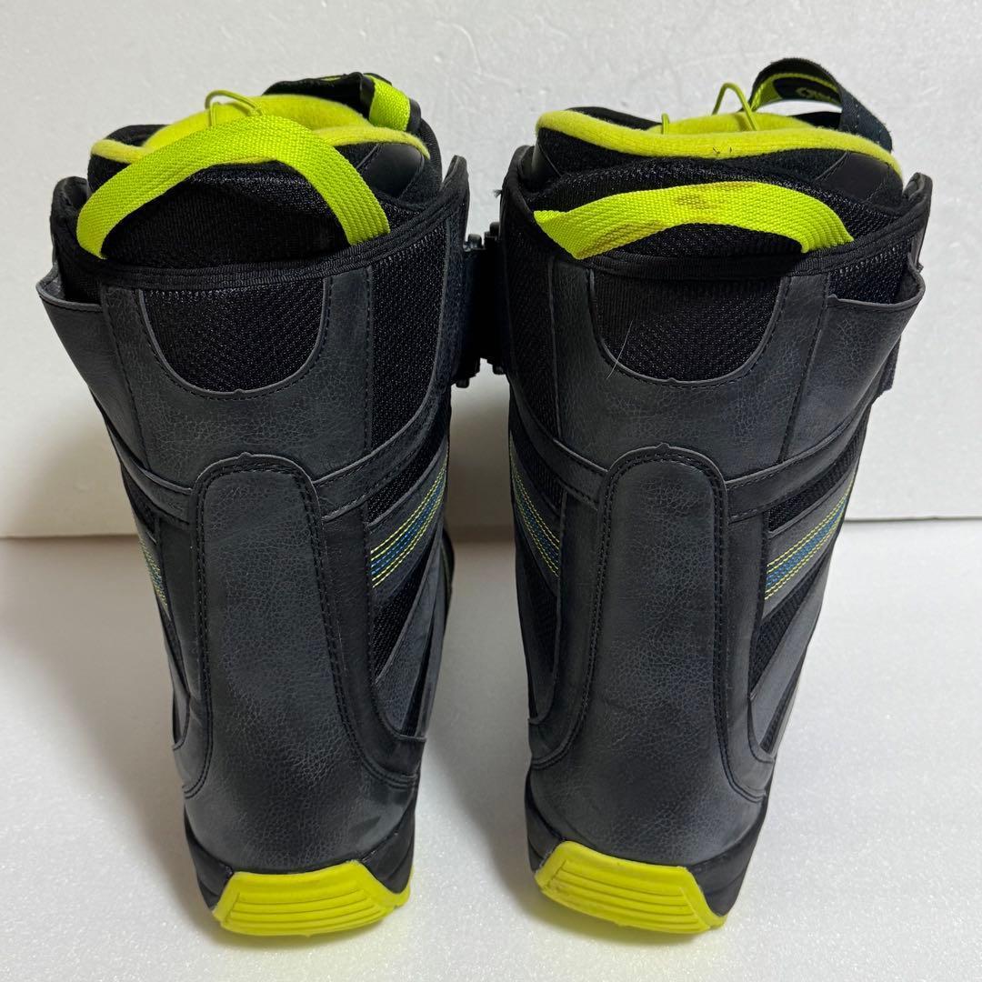 27cm IGNIO スノーボードブーツ黒黄緑ブラック格安激安特価メンズ初心者