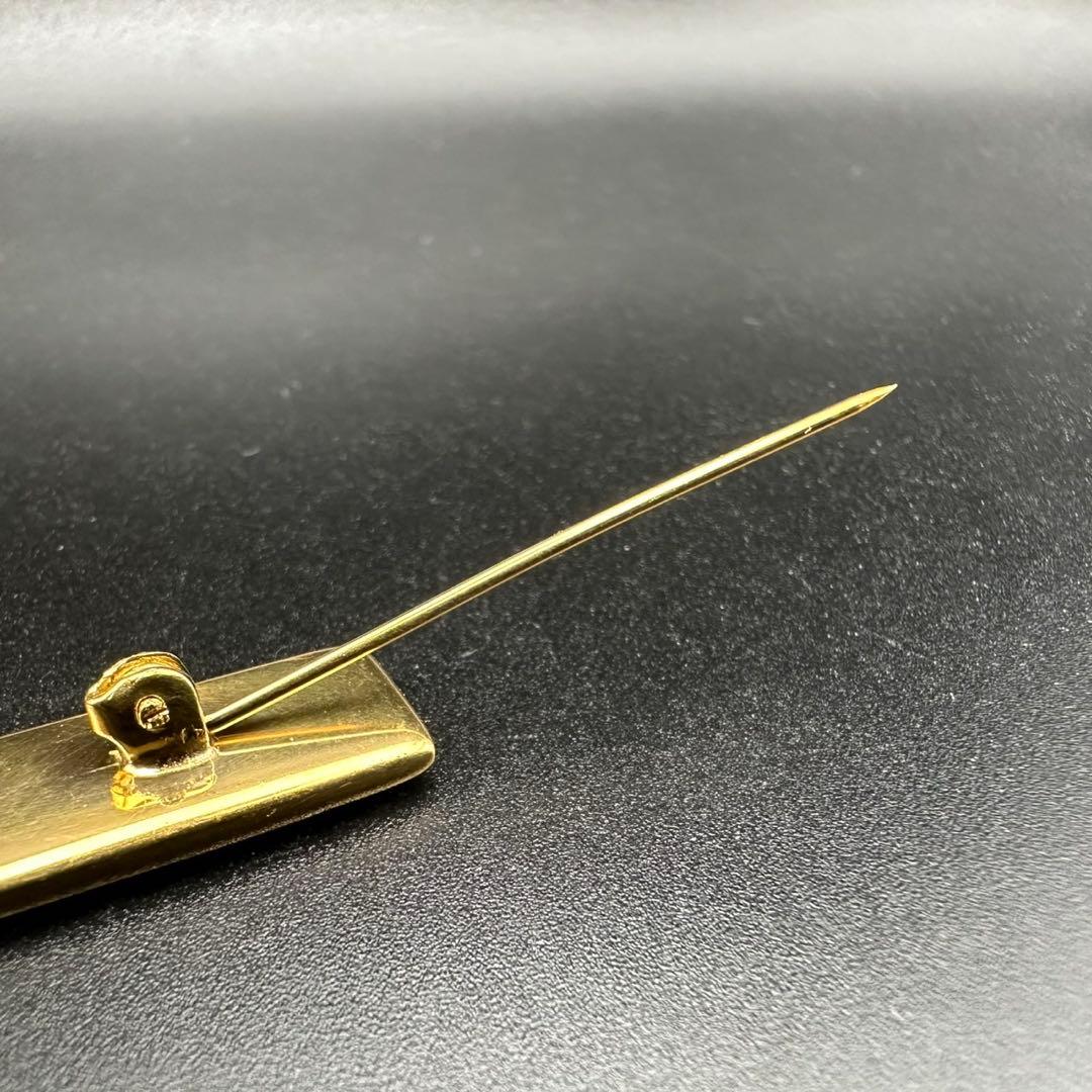 極美品✨　エルメス　ブローチ　エマイユ　七宝焼　ゴールド　1483