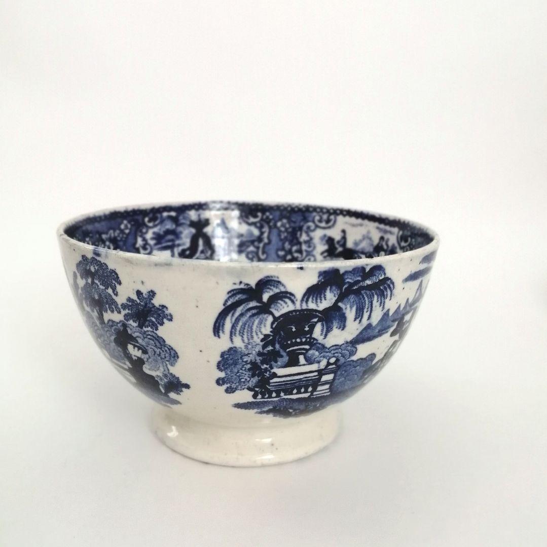 阿蘭陀焼 デルフト ペトルス・レグー窯 銅版転写 カフェオレボウル アンティーク