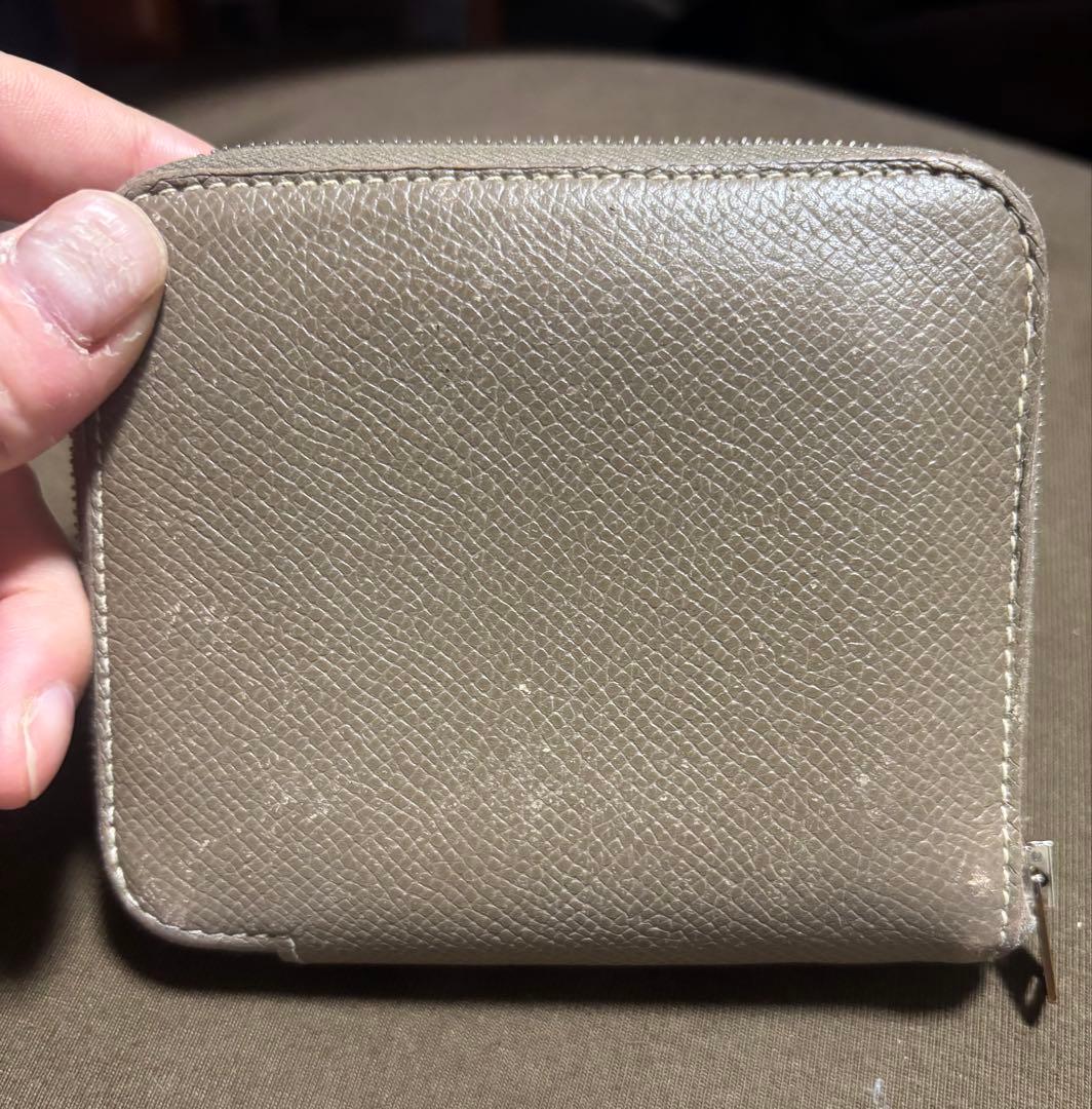 HERMES エルメス　シルクインコンパクト　エトゥープ