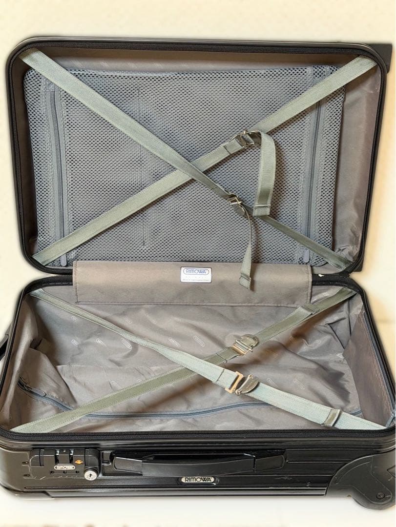 【RIMOWA】サルサ35LTSAロック付 2輪スーツケース ブラック機内持込可