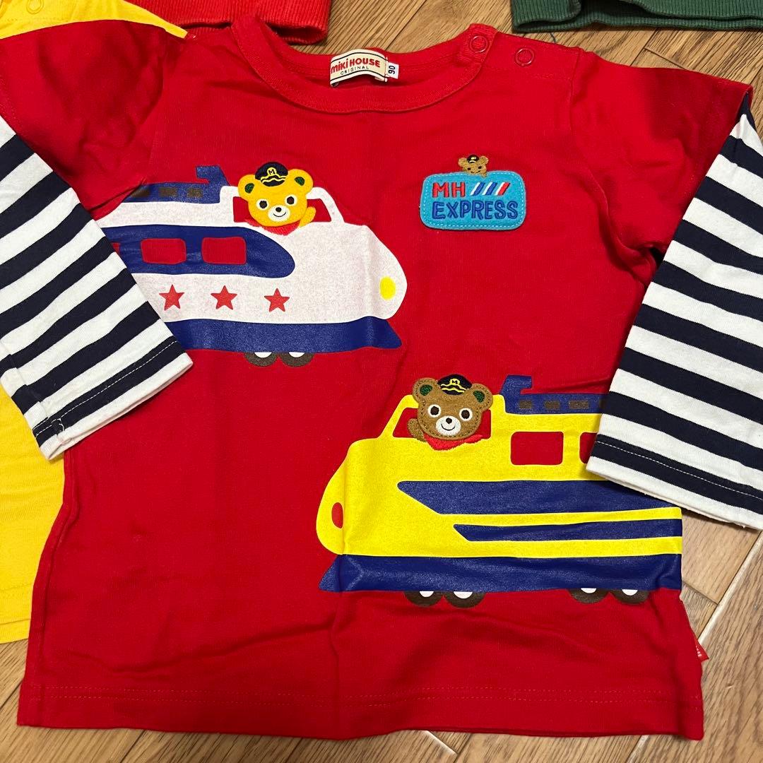 美品　ミキハウス★ まとめ売り　トレーナー　ロンT 90