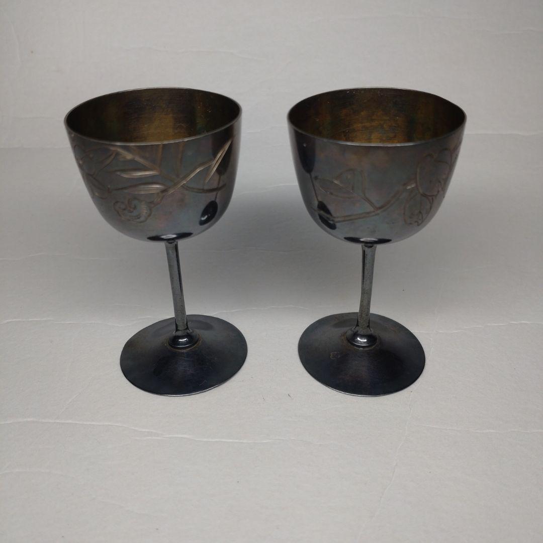 尚美堂 一正刀 銀杯 ワインカップ 箱付 44g