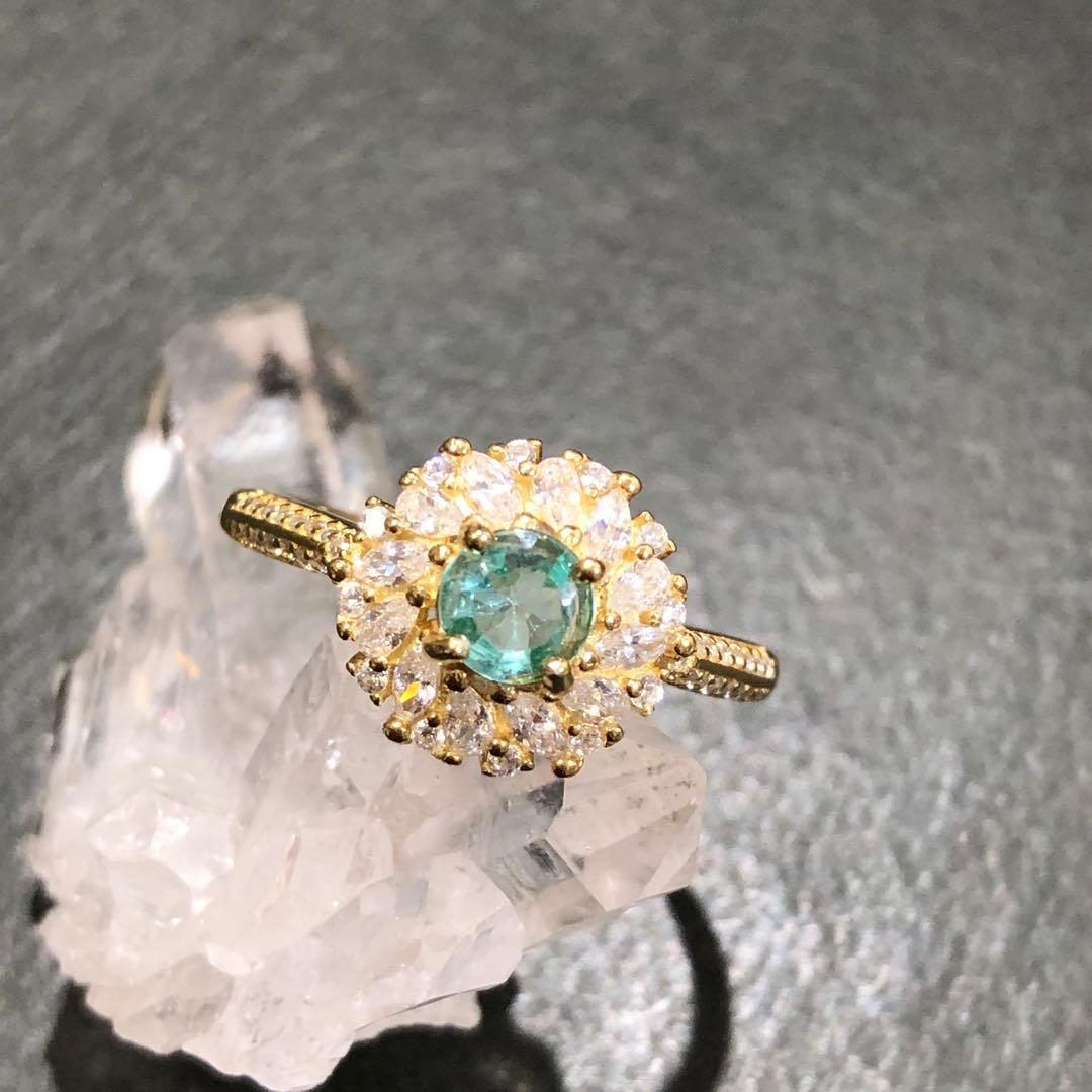 2様 オーシャンブルーアパタイト リング 21号