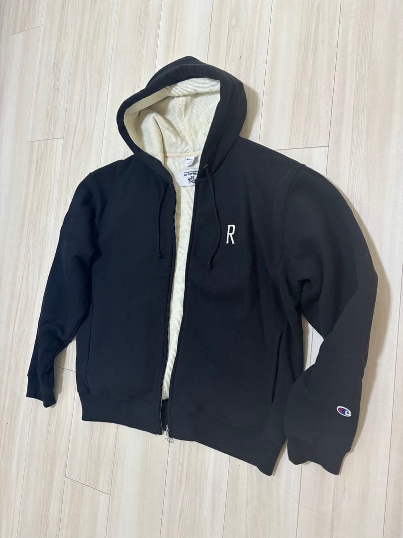 RHCロンハーマンchampionチャンピオンフーディーパーカーブラック厚手