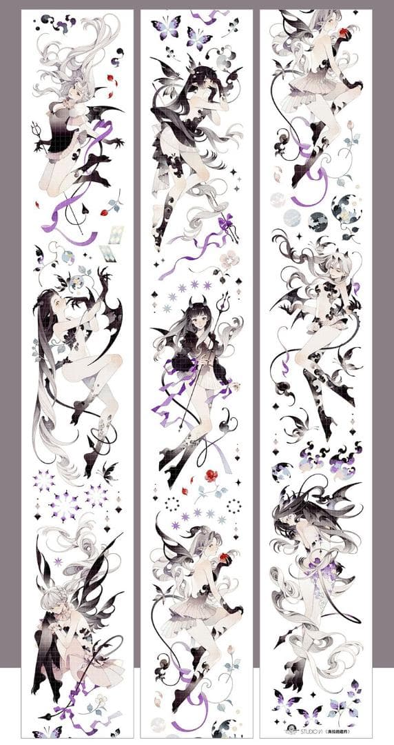 海外 人物マスキングテープ まとめ売り 19本＋4本