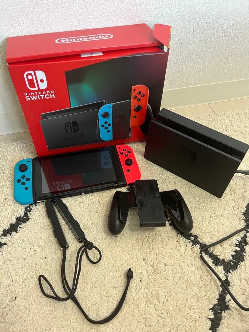 スイッチ　Nintendo Switch 本体 ネオンカラー 付属品完備