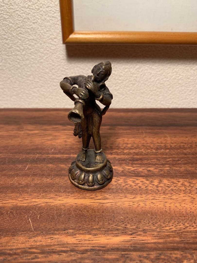 インド 真鍮 女神 ドクラ ヒンドゥー教 4体セット 古美術 19世紀