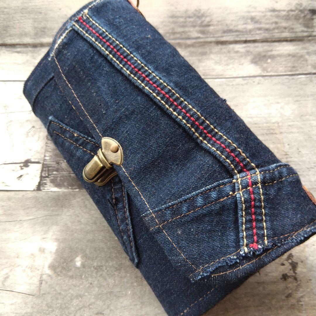 デニムリメイク長財布 あず