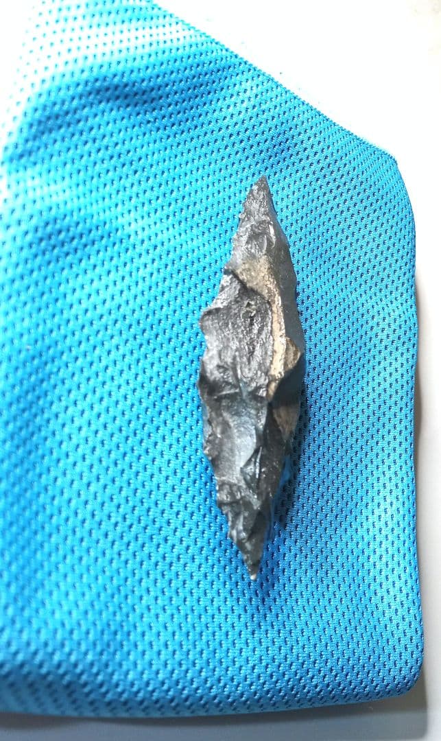 尖頭器 サヌカイト 石器 395 原始時代模写