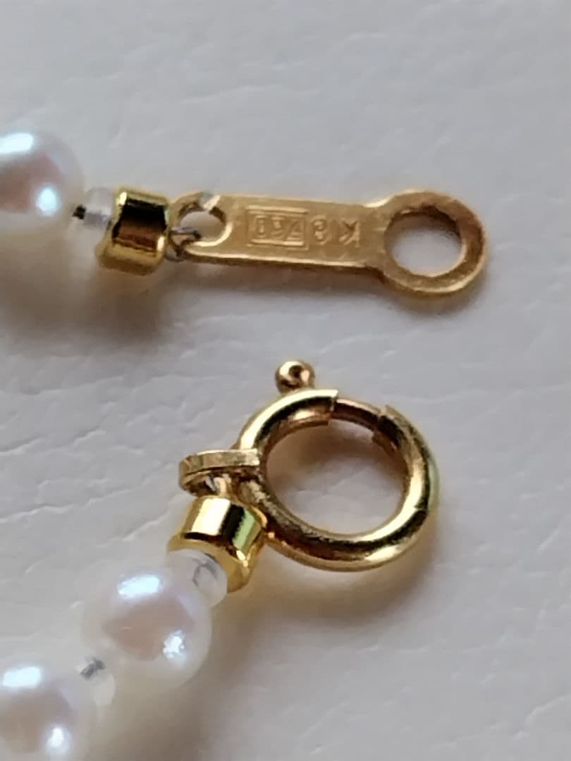 K18 アコヤ真珠ベビーパール ネックレス