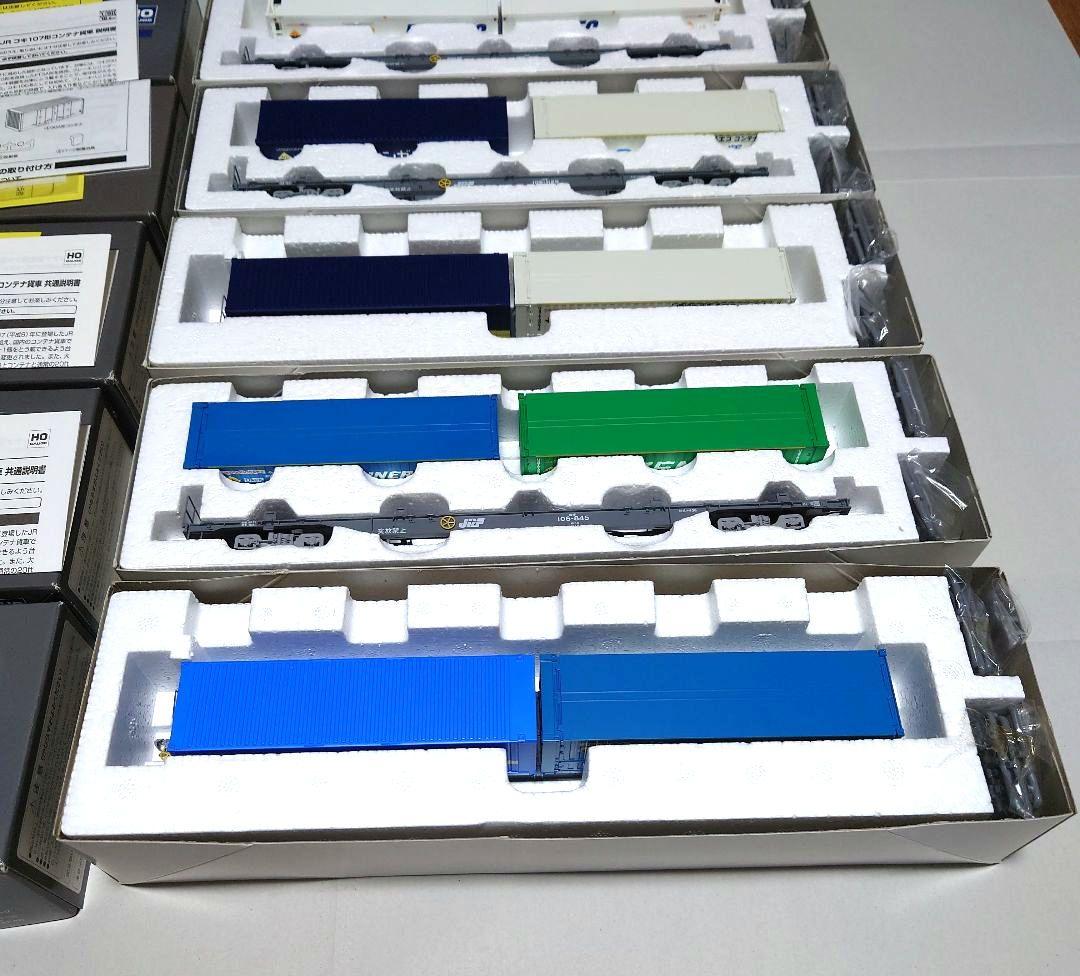 TOMIX HOゲージ コキ106・コキ107形　私有コンテナ付き5両セット