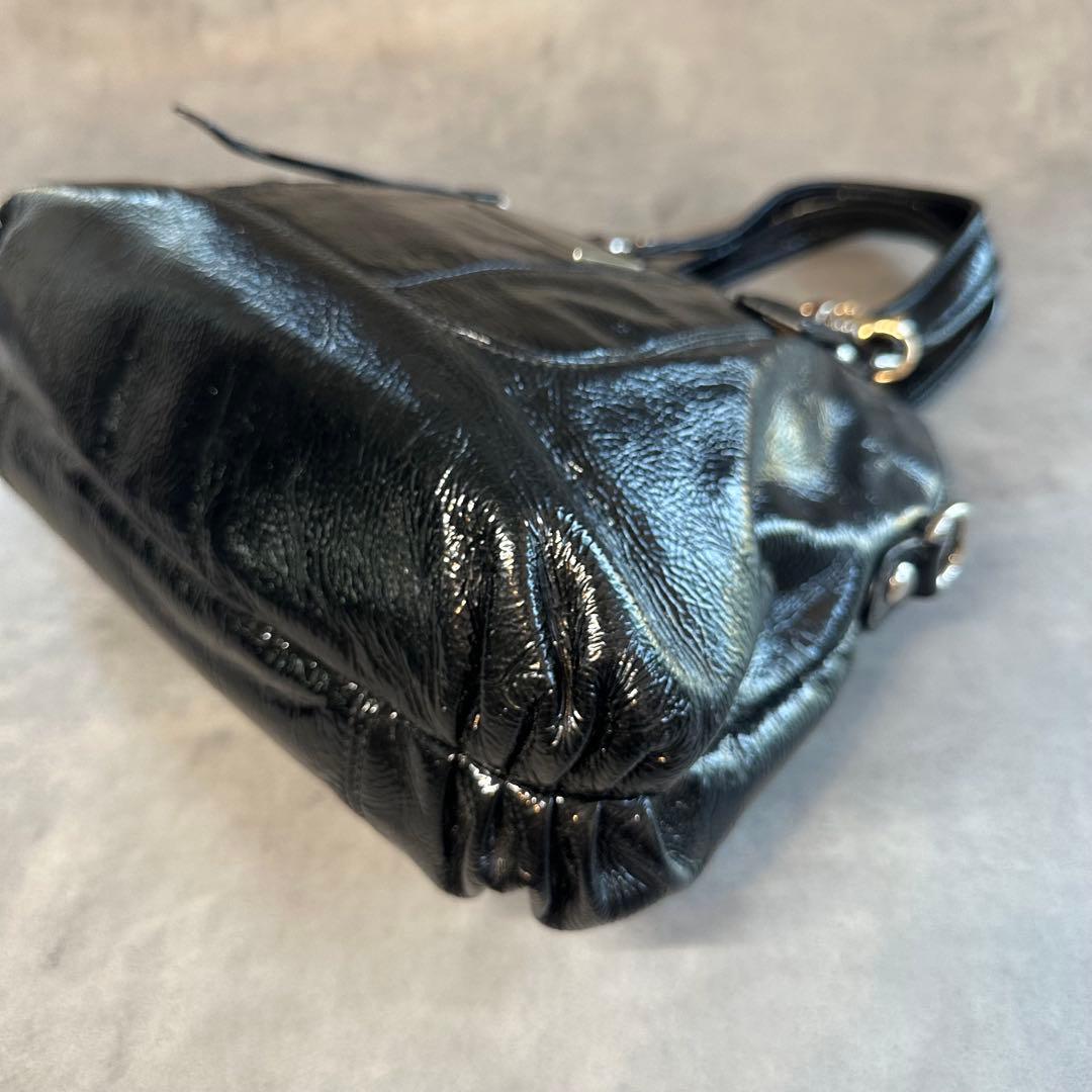 バッグ Y2K COACH POPPY Patent leather handbag