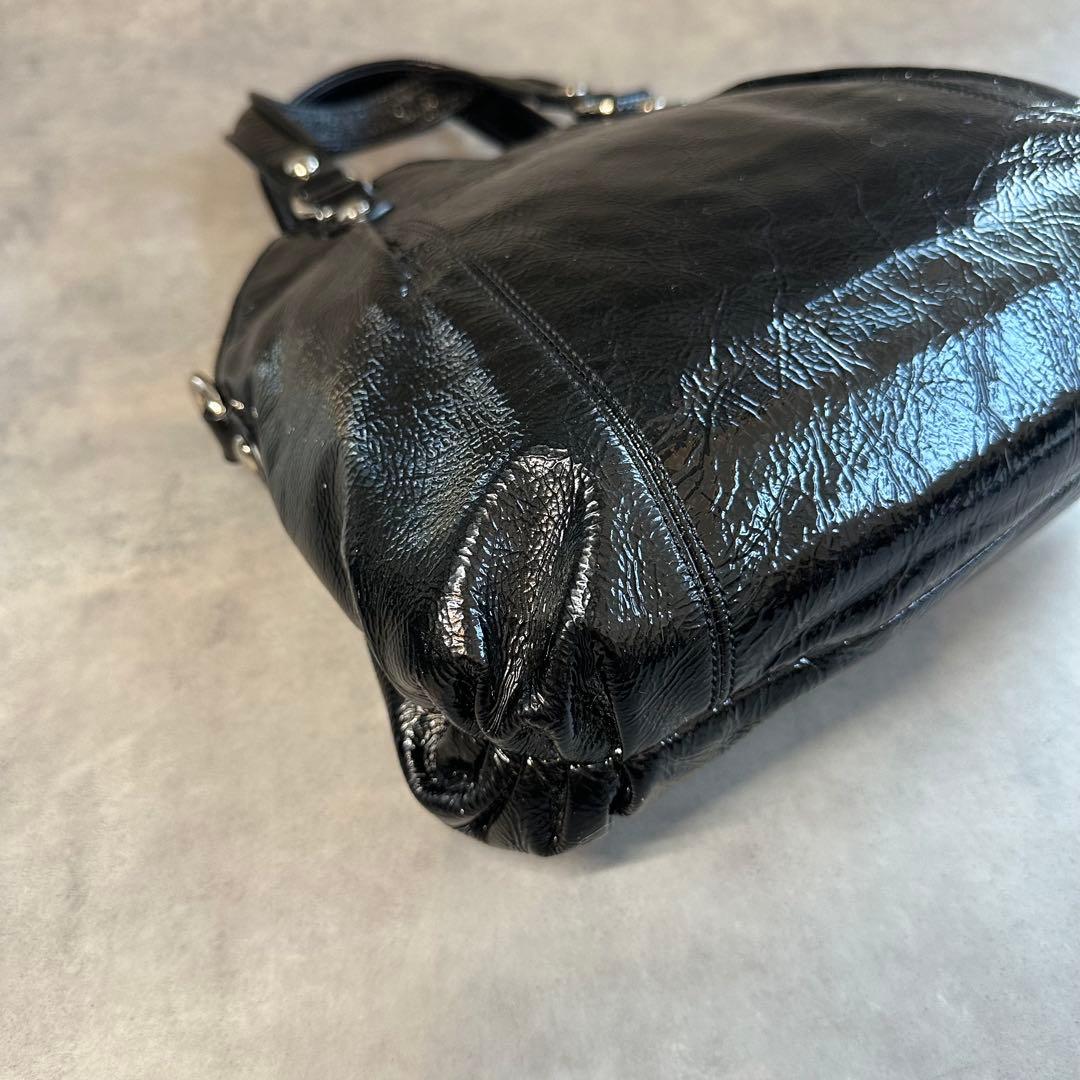 バッグ Y2K COACH POPPY Patent leather handbag