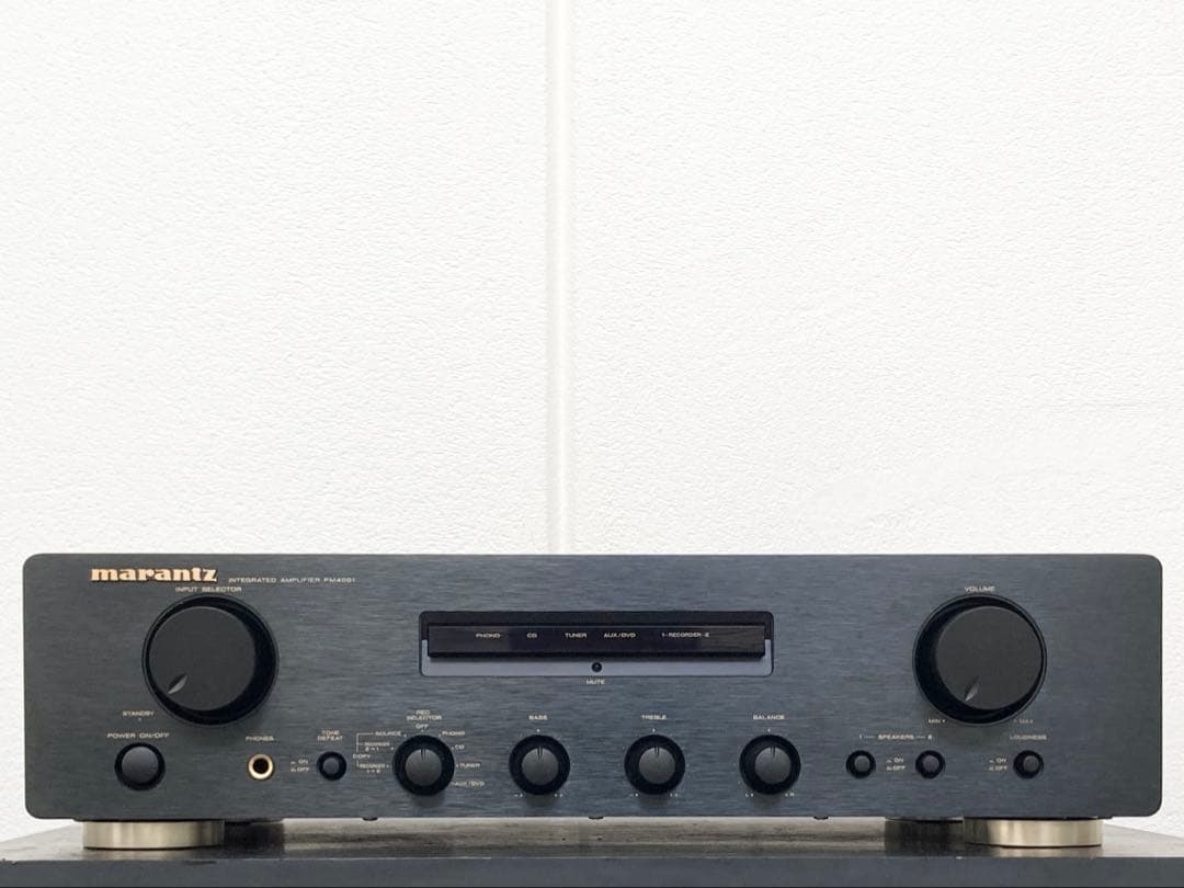 音質良好 マランツ PM4001 プリメインアンプ ブラック Marantz