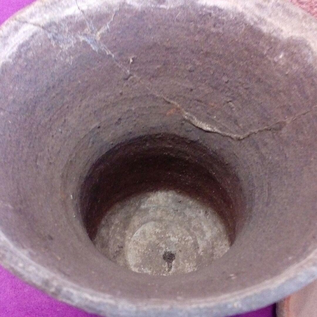 土器？詳細不明アンティーク店で購入した訳の分からない素焼き古い陶磁器コレクション