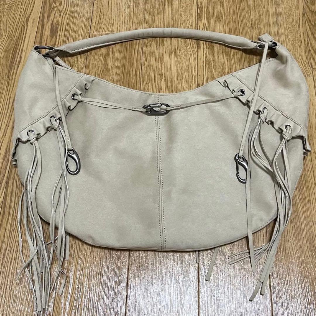 SCULPTOR フォースウェードストリングホーボーバッグ