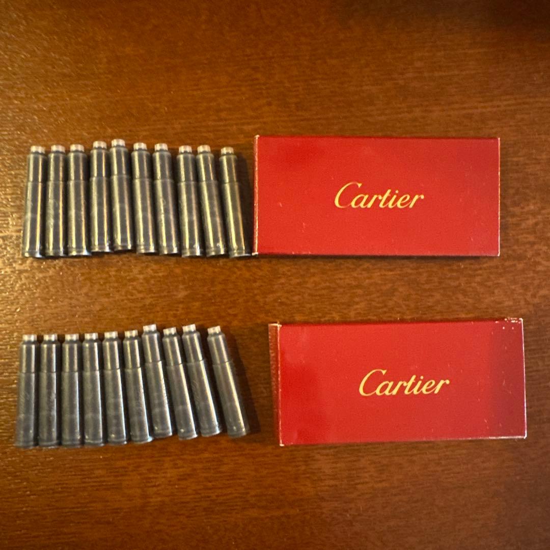 Cartier 万年筆 黒 専用ケース付き