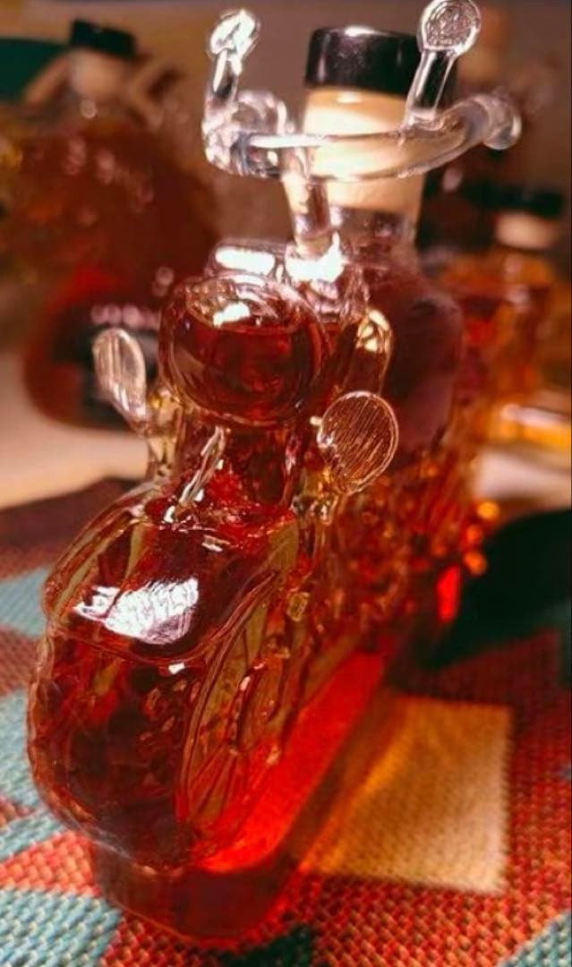 バランタイン12年旧ボトル　バイク型デキャンタボトル　セット