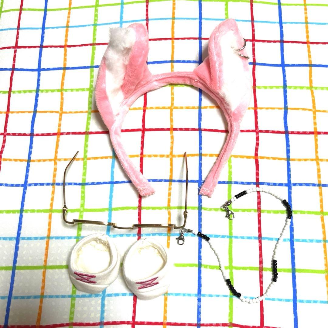 TXT ヨンジュン ブルアワ ピンクモリ 20cm ドール ぬいぐるみ