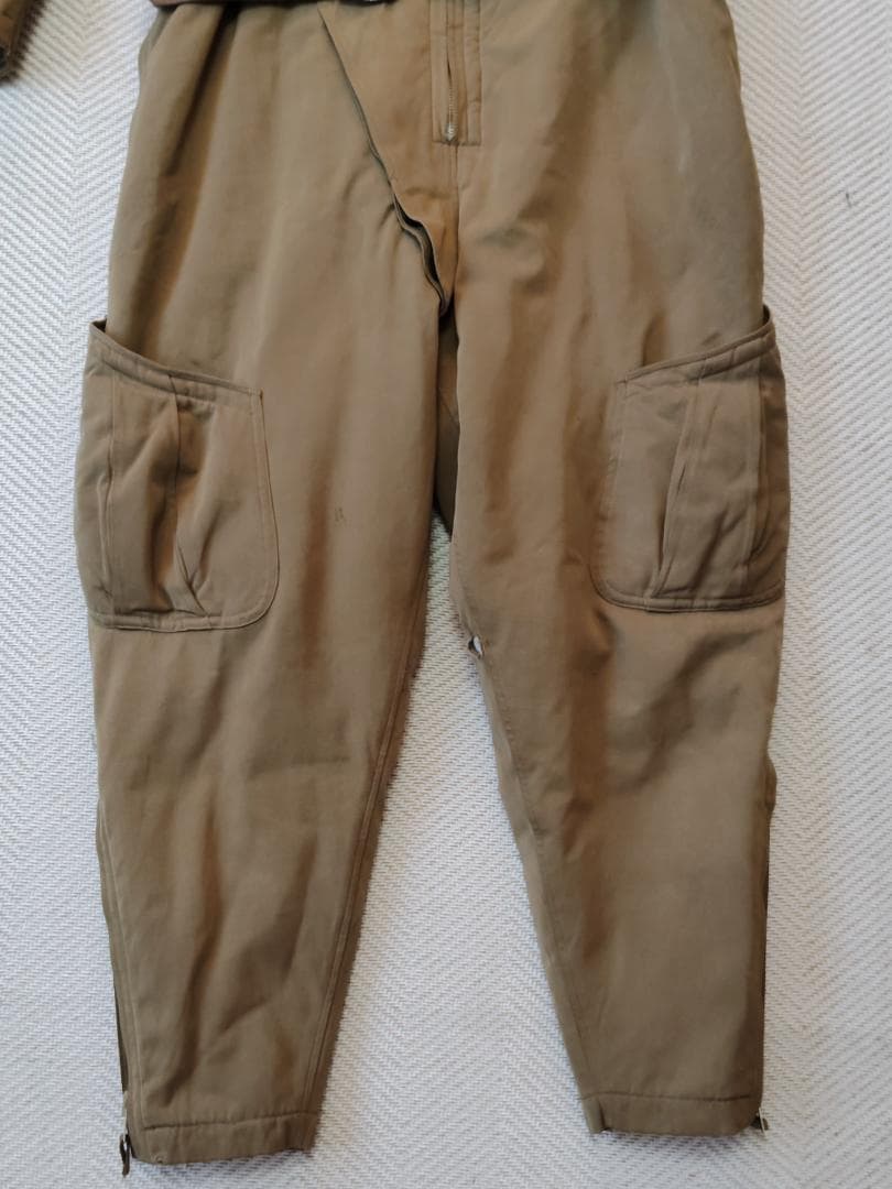 【当時物】旧日本軍 陸軍航空隊 パイロット つなぎ 四號 昭和16年製 大支検定