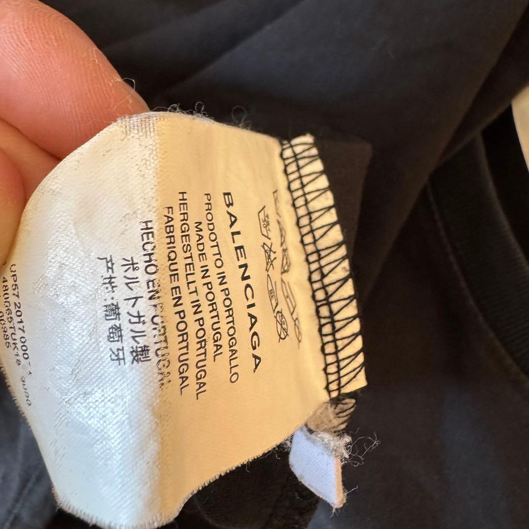 バレンシアガ　BBモードクルーネックロゴプリント　Tシャツ