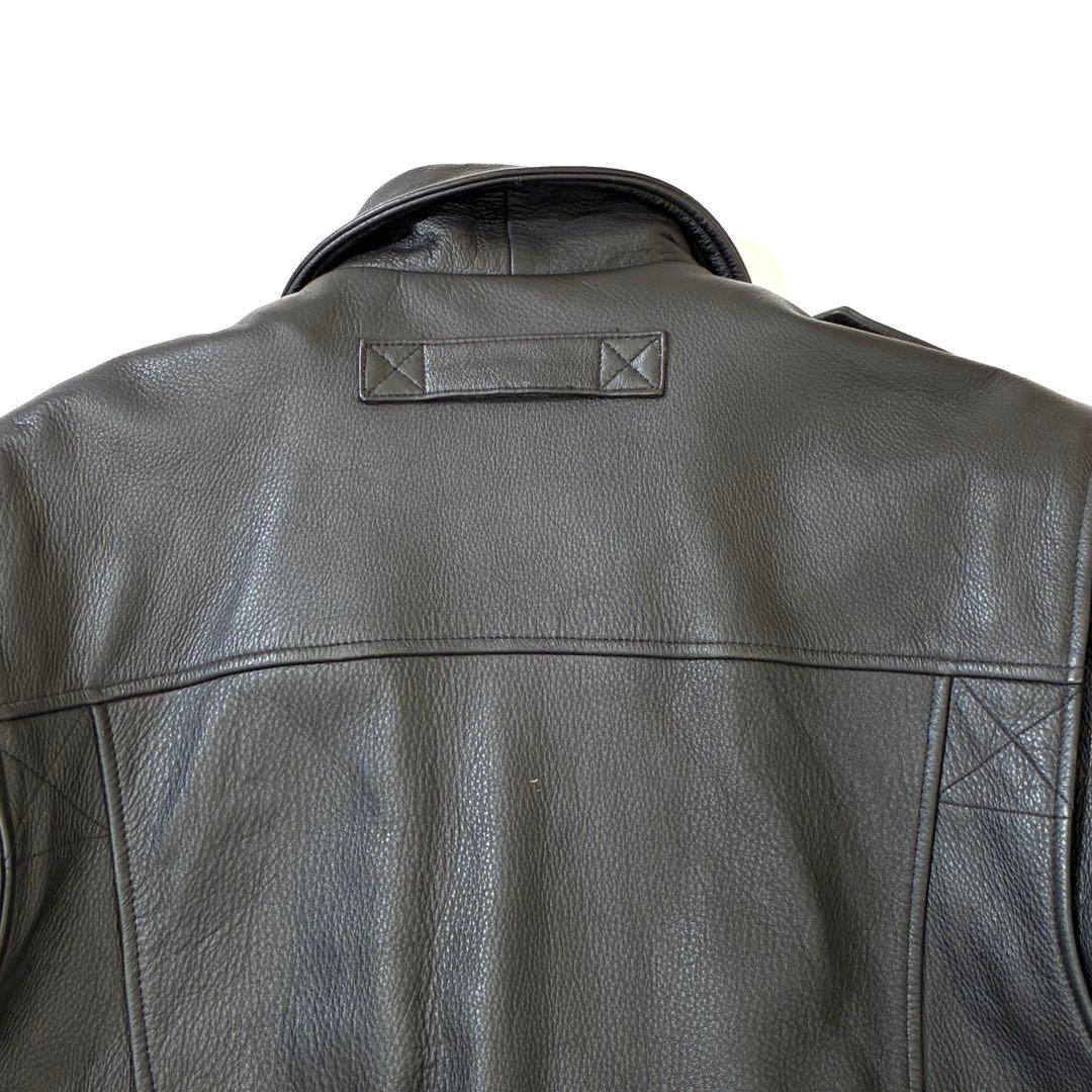 NANKAI ライダース レザージャケット キルティング ライナー付き