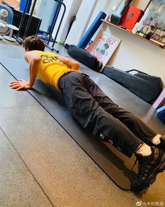 FREECITY　フリーシティ　リブ タンクトップ　イエロー　L　キムタク着