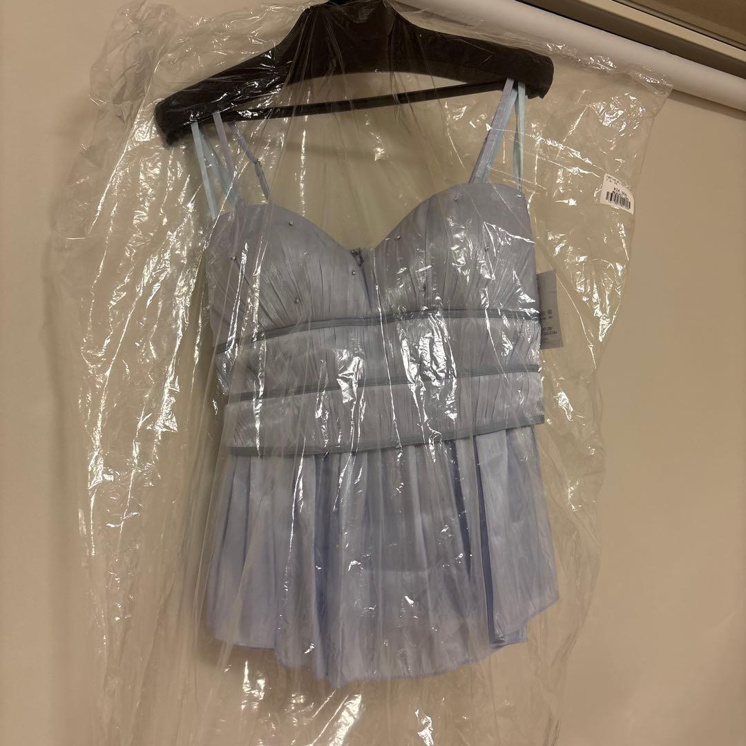 ROBE de FLEURS 水色 キャバドレス