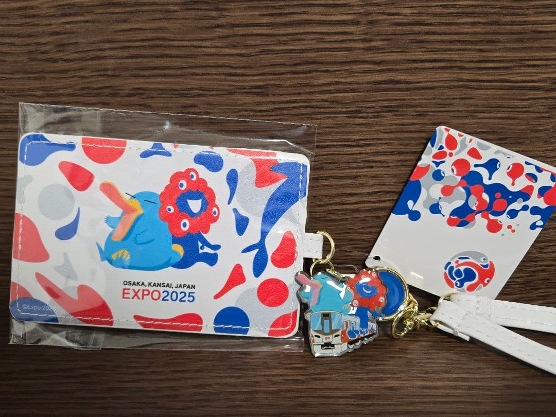 か*す様 完売品　万博限定ミャクミャク記念ICOCA + 合皮パスケースセット