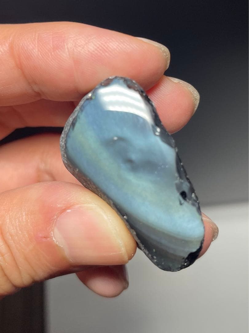 研磨品　十勝石玲瓏5ヶセット　サイズ小さめ、透明度抜群