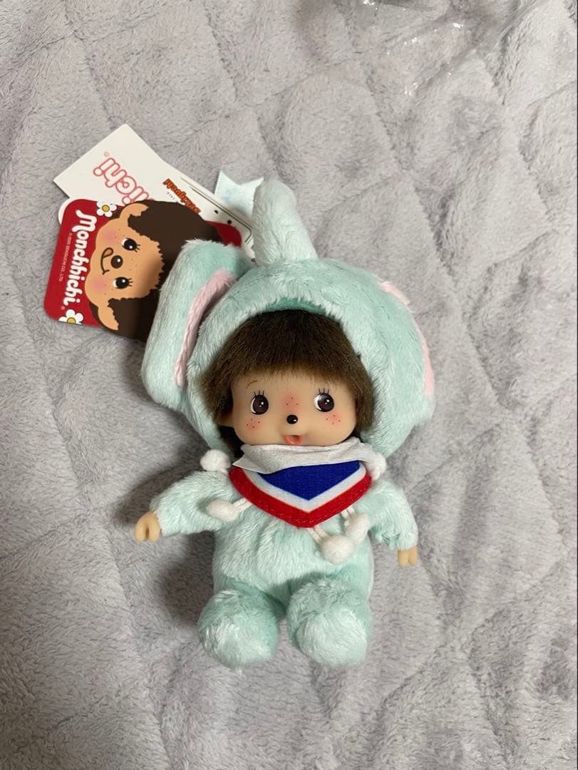 海外限定　ベビチッチ ゾウ　エレファント モンチッチ 3個 ピンク グレー 水色