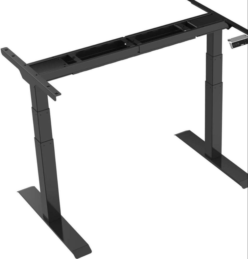 【新品】FLEXISPOT E7B 黒 電動昇降デスク　天板なし