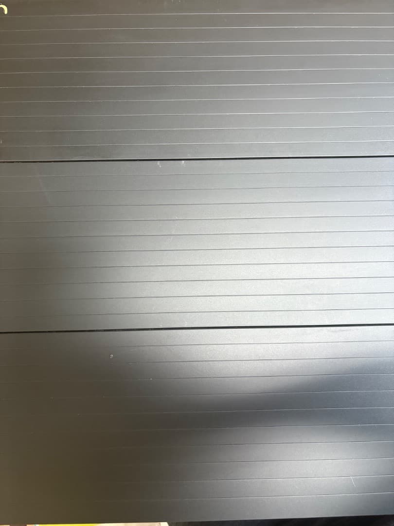 VERNE フラットテーブルL ブラック