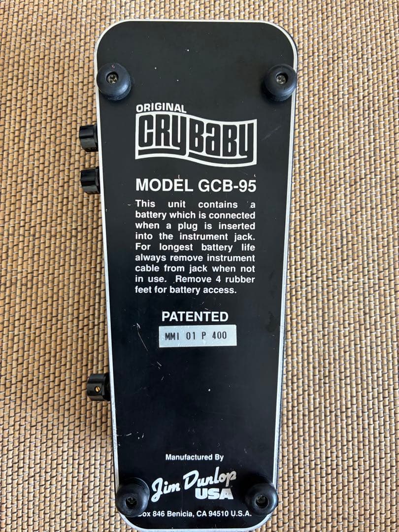 クライベイビー crybaby GCB-95 ギター用ワウ トゥルーバイパス