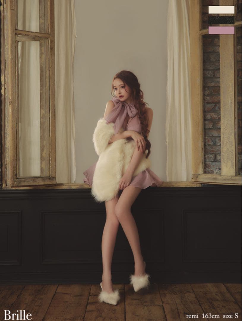 brille ブリエ　ドレス　ピンク