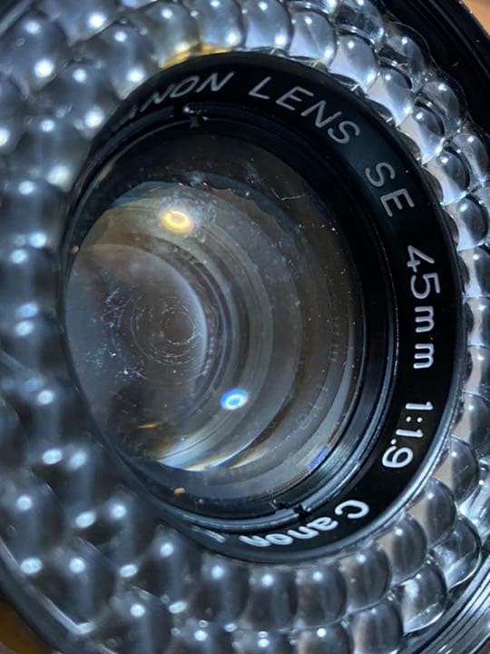 Canonet(Canon) SE 45mm/1:1.9 151Ｘ85Ｘ73mm