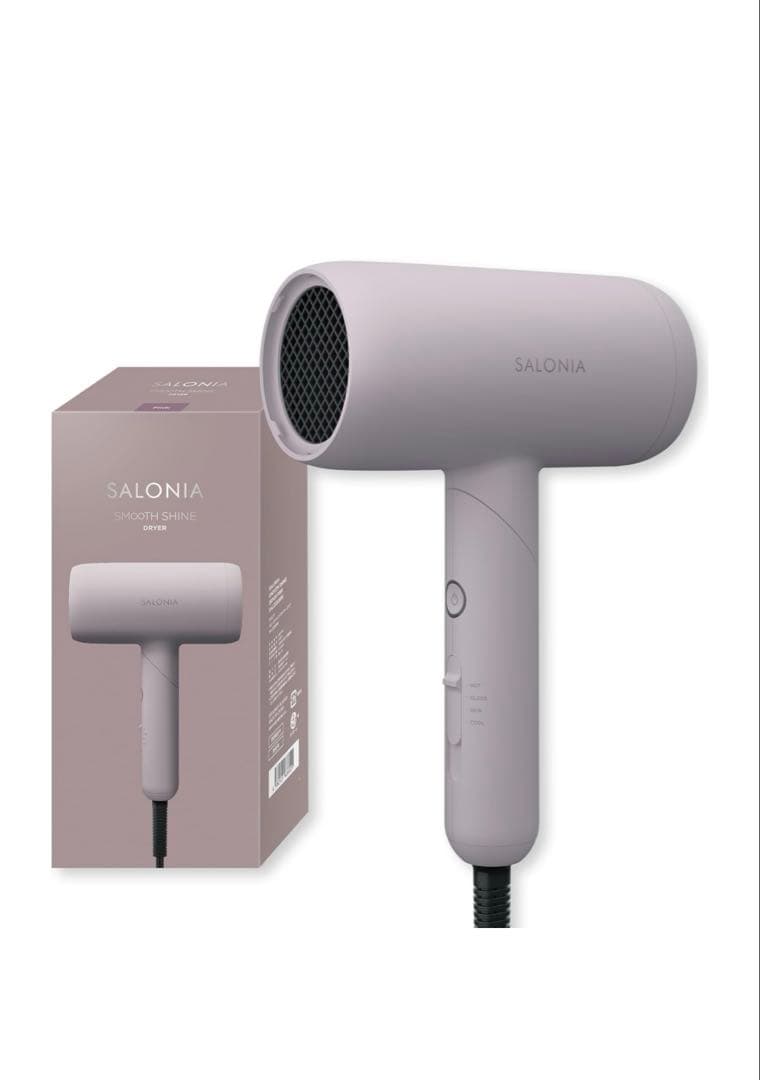 SALONIA サロニア スムースシャイン ドライヤー 大風量 速乾 軽量