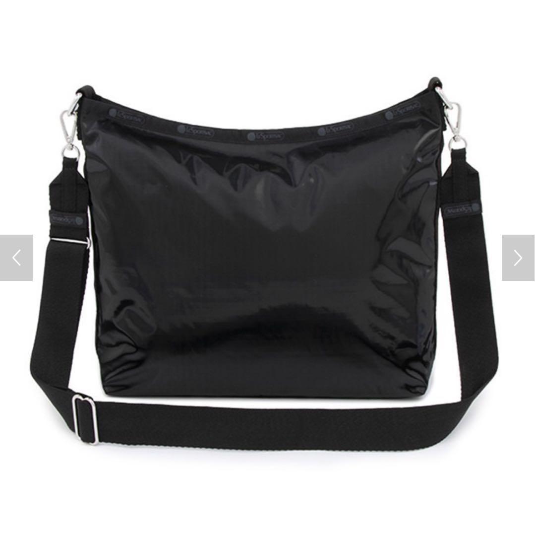 ま*ん様 レスポ　ブラックシャイン　ショルダー